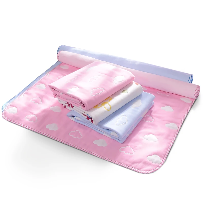 50*70 см детский матрас водонепроницаемый листочек Matras Enfant Colcha марлевые кроватки