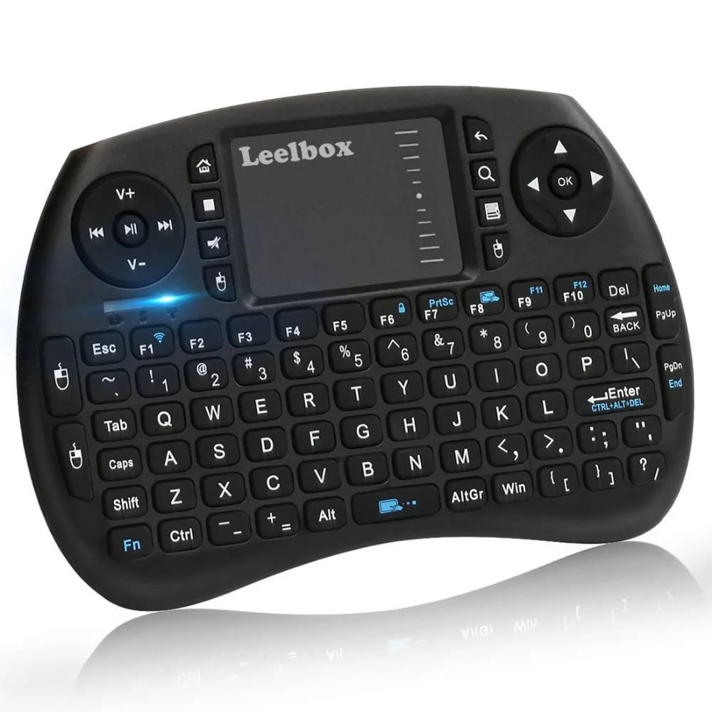 Leelbox английская испанская французская версия 2 4 GHz Мини Беспроводная клавиатура