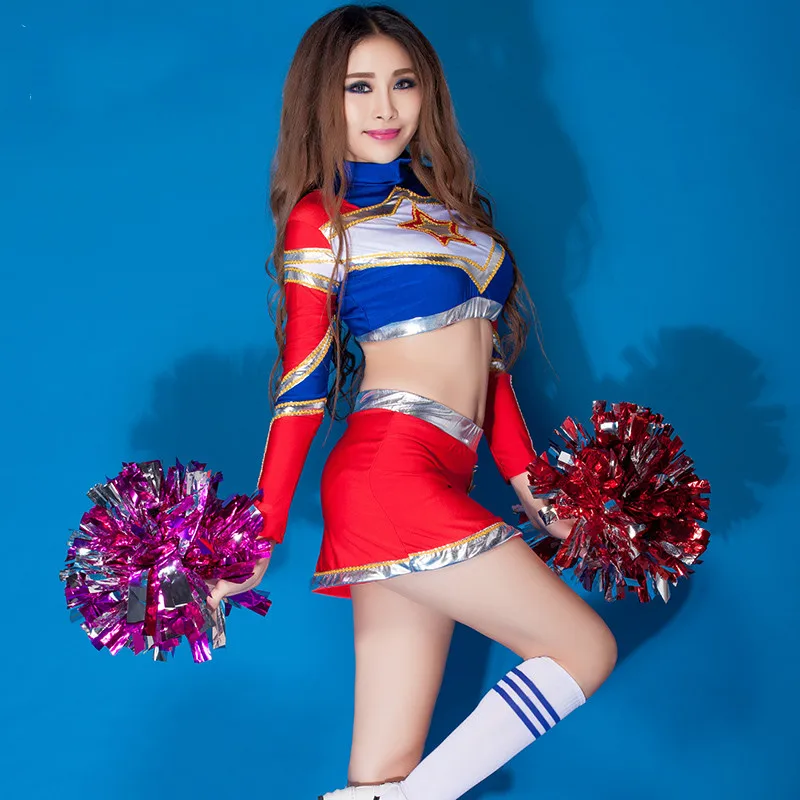 Гимнастический костюм Болельщицы набор униформа для чирлидеров футбол детская