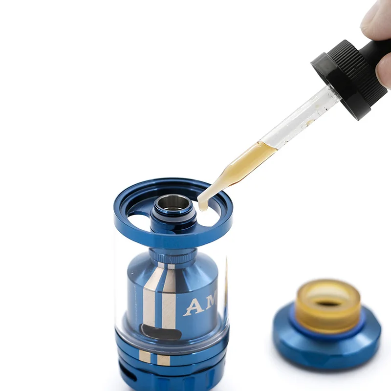 Аммит двойной катушкой RTA танк электронная сигарета распылитель Поддержка оба Dual