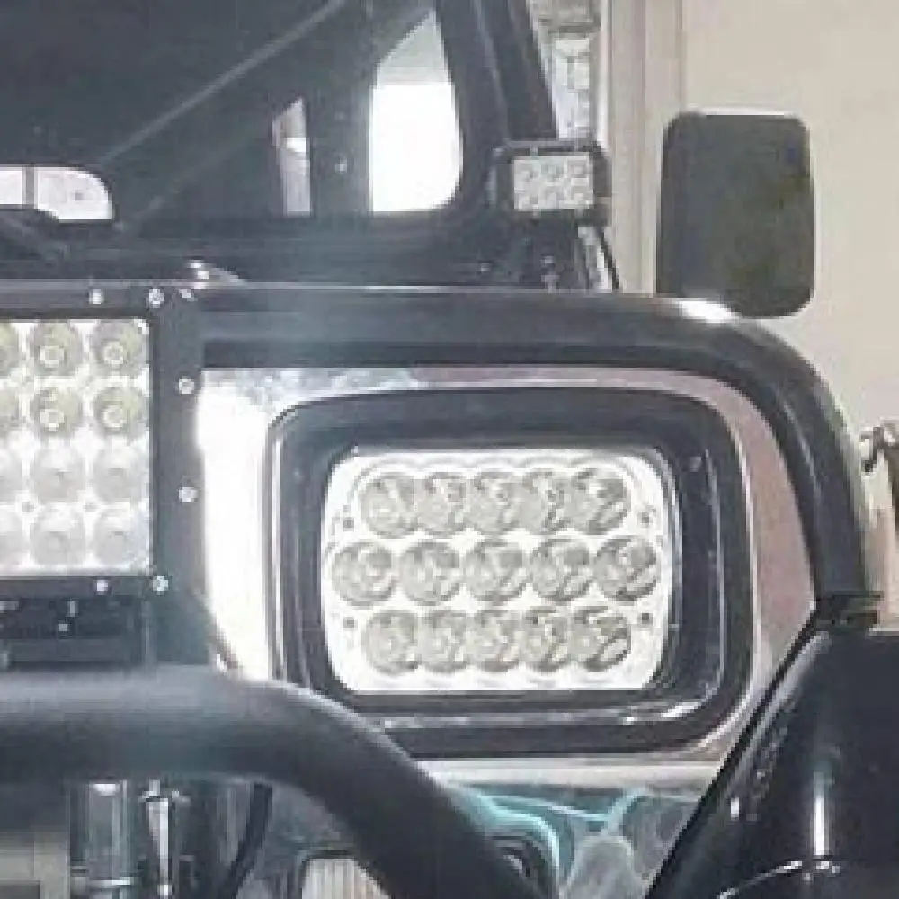 Oslamp 7x6 светодиодный налобный фонарь 1 шт. H4 Hi/lo луч для Chevy/Ford/Jeep внедорожный прицеп