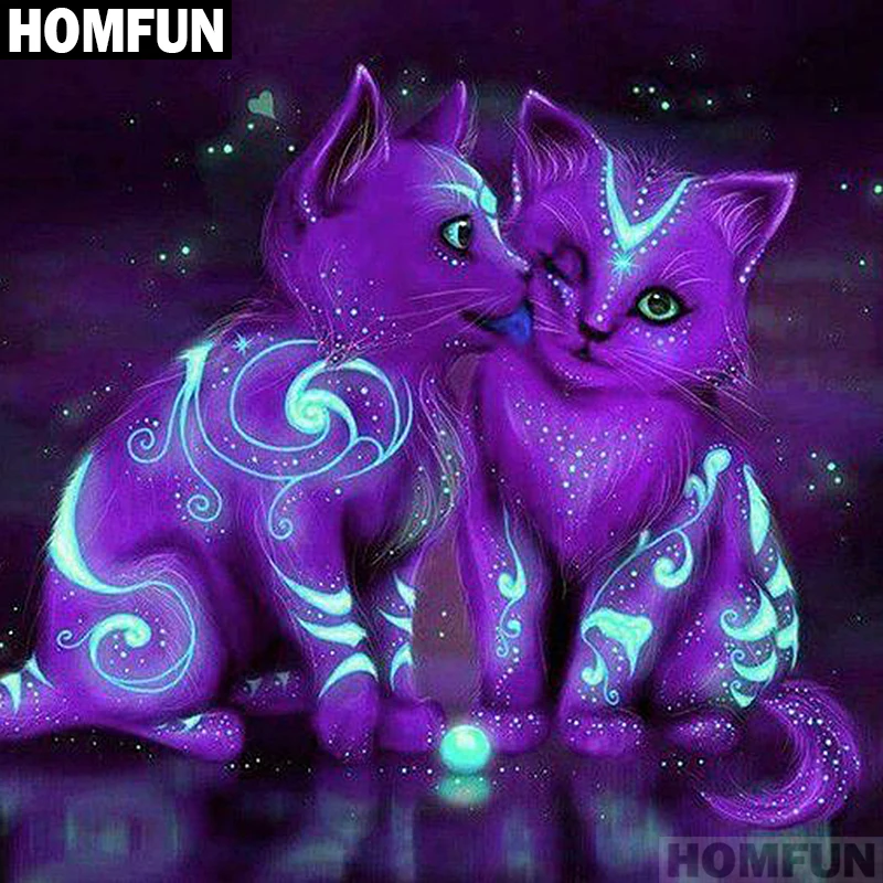 Алмазная 5D картина HOMFUN сделай сам полноразмерная/круглая вышивка крестиком с
