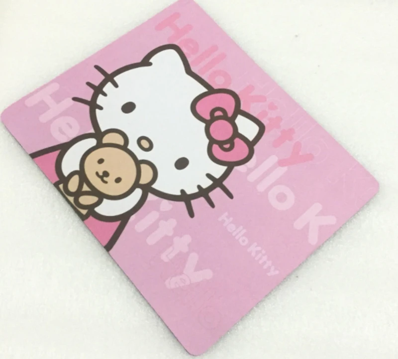 Hello kitty Прочный ПК компьютер ноутбук коврик для мыши тонкий коврик для мыши маленький размер резиновый нескользящий мини Настольный коврик для компьютера ПК