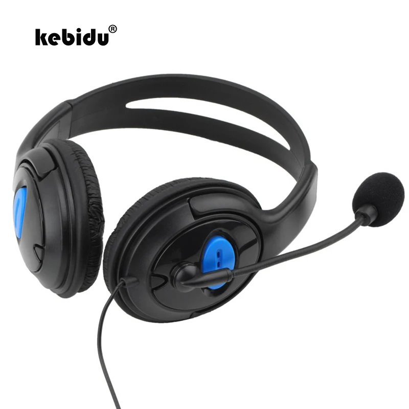 Игровые проводные наушники kebidu 3 5 мм игровые гарнитура с микрофоном для PS4 Sony