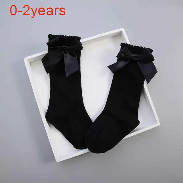 style2 blue Милые носочки с бантиком для малышей Хлопковые гольфы с бантиками для маленьких девочек весенне-летние сетчатые гольфы для малышей Sokken От 0 до 2 лет - Цвет: style2 blue
