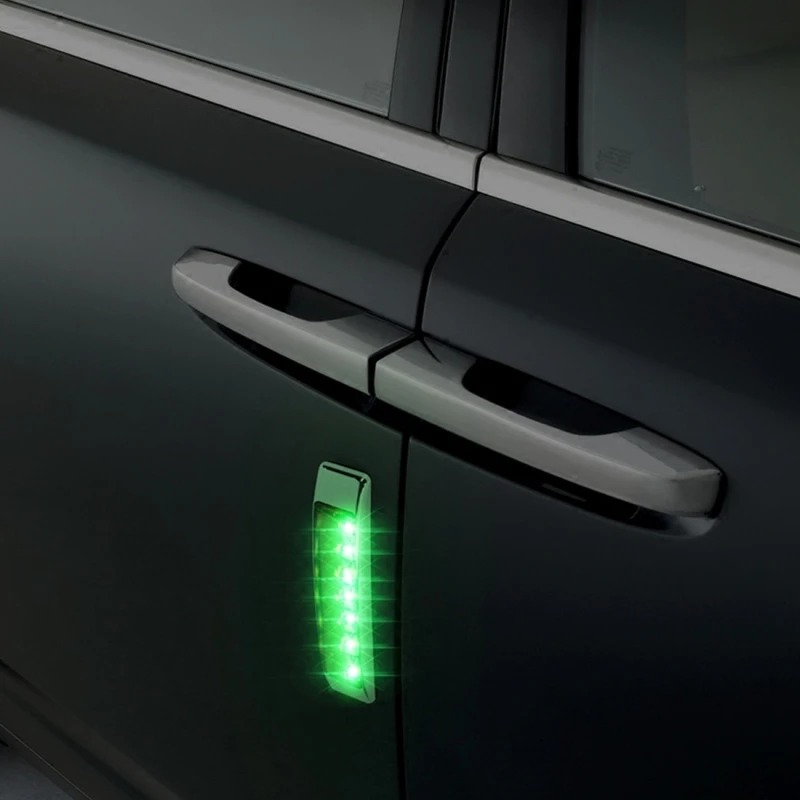 KANEED авто солнечный автомобиль мигающие огни анти столкновения лампы на