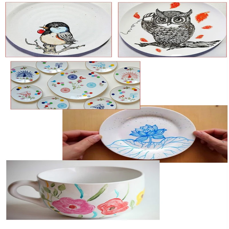 Набор керамических маркеров для рисования сделай сам 8 цветов | Канцтовары офиса