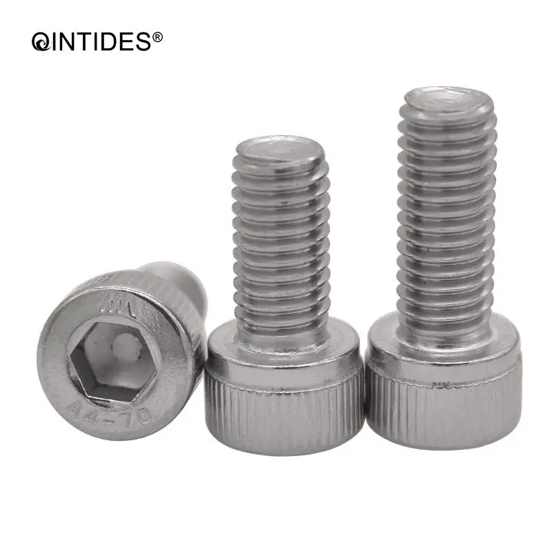 Винты с шестигранной головкой QINTIDES M12 винты из нержавеющей стали 316