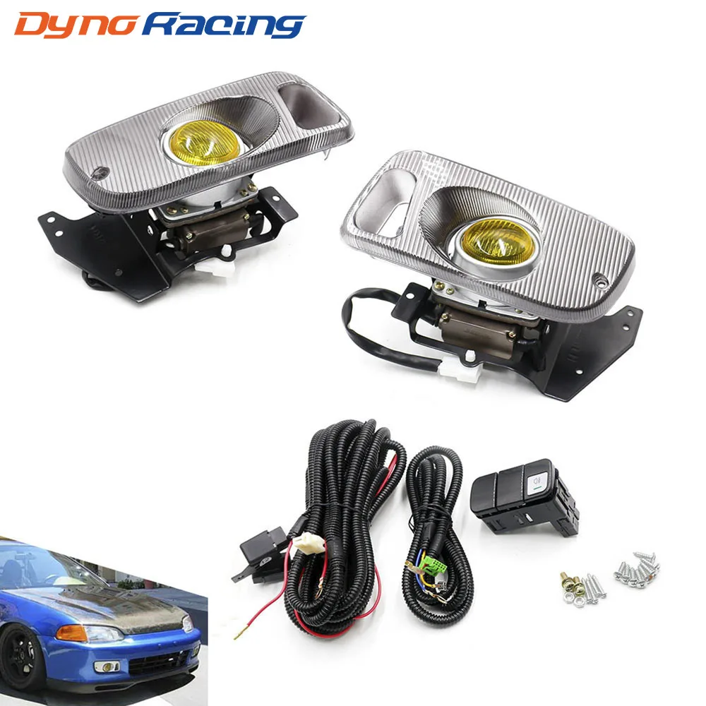 

Fog Light Bumper Lamp 2/3D EG D15 D16 1.5/1.6 For Honda Civic 92-95 Left Right Fog lights Fog lamp Driving Lamp BX100478