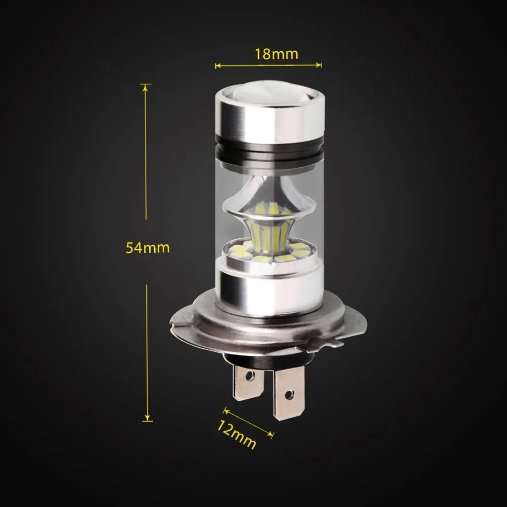 H7 светодиодный ламп накаливания супер яркие противотуманные фары Дневные Фары