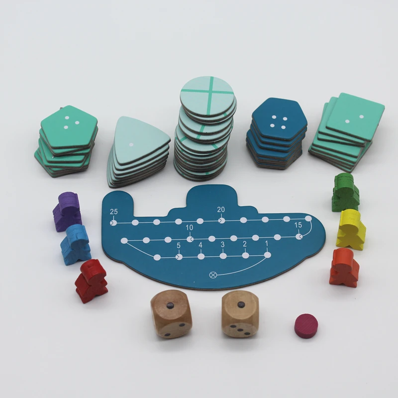 Deep Sea Adventure Board Game Funny Cards 2-6 Players Family/Party Indoor With EN/JP/FR/DE Instructions | Спорт и развлечения
