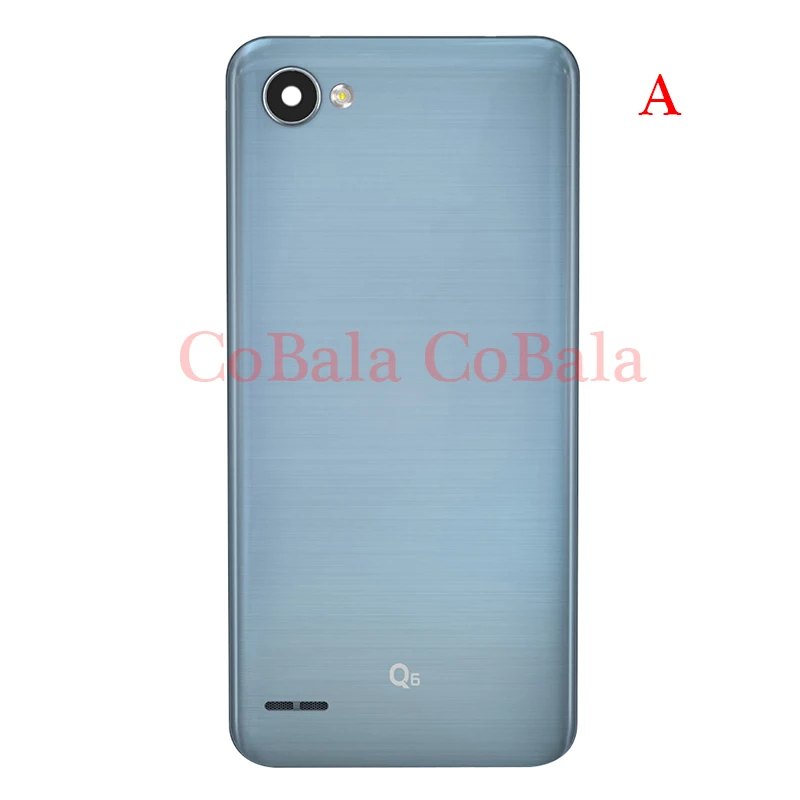 Задняя крышка батарейного отсека для LG Q6 M700 M700N M700A с объектив камеры вспышка