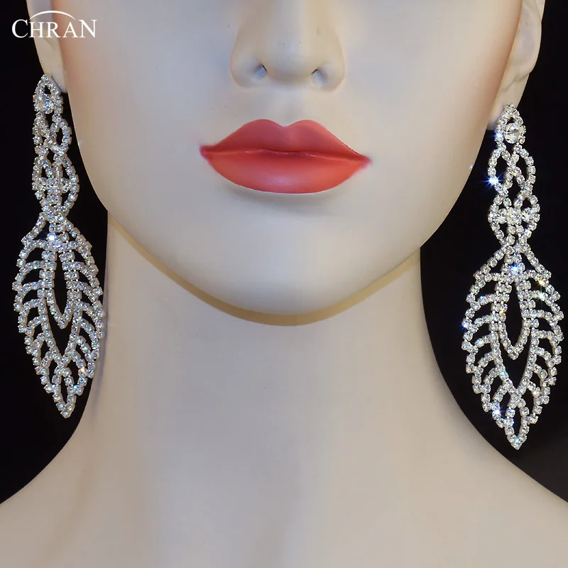 CHRAN классический дизайн листьев брендовые ювелирные изделия Преувеличенные