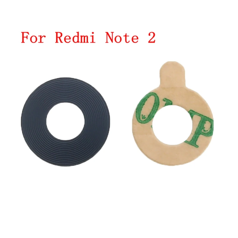 for Redmi note 2 Для Xiaomi Redmi Note 3/4X/5 для Redmi 6A задний объектив задней камеры крышка с клеем Прямая - Цвет: for Redmi note 2