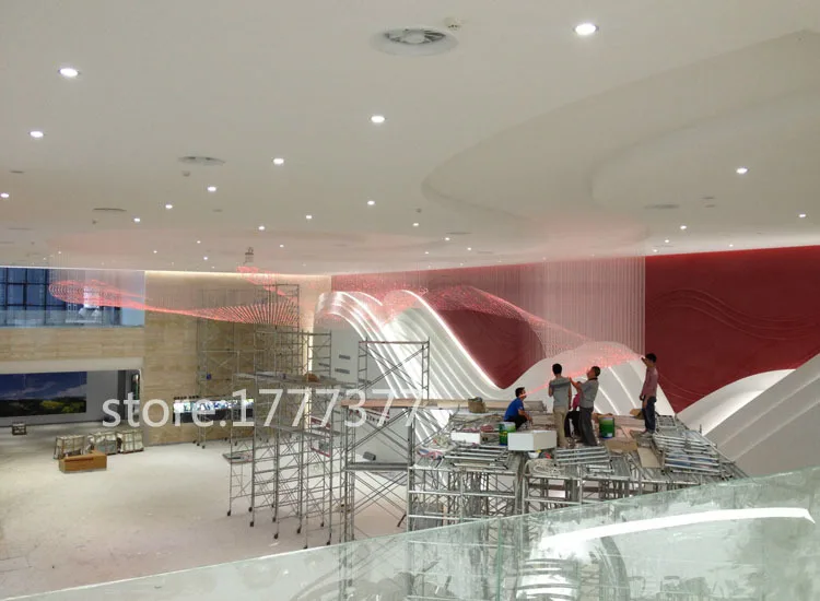 Потолочный светильник светодиодный волоконно-оптический 2*2 м 0 75 мм 250 шт. | Лампы и