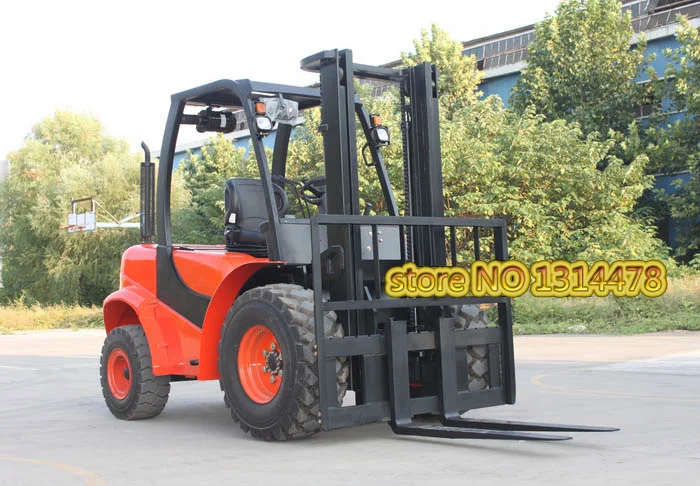 Двухколесный привод вездеходный подъемник Вездеходный вилочный погрузчик