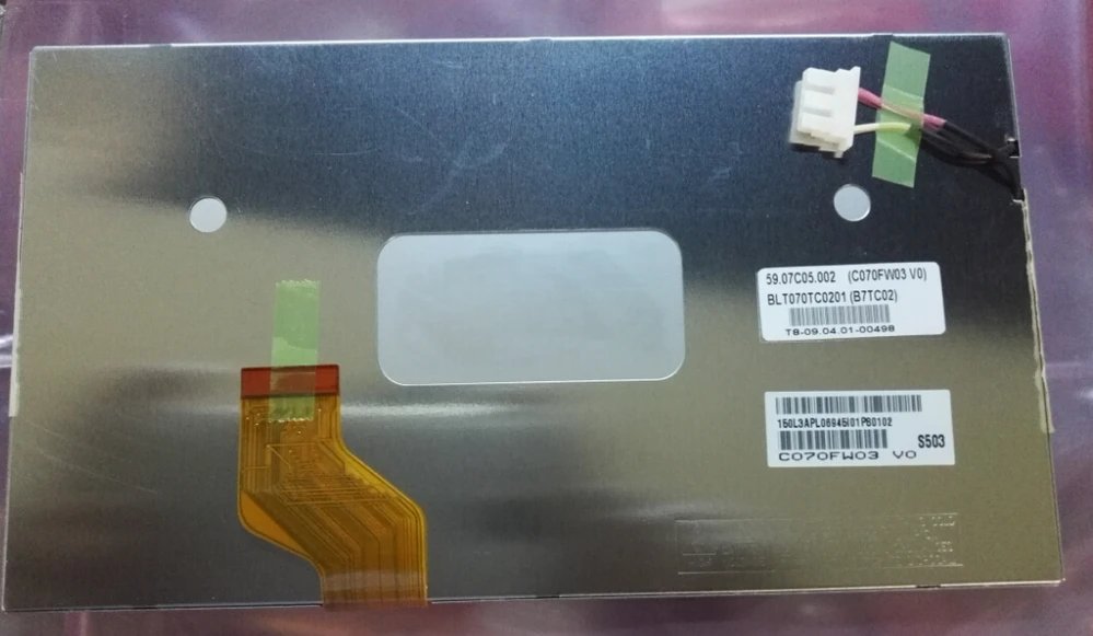 ЖК-экран AUO 7 0 дюйма TFT с сенсорной панелью C070FW03 V0 480(RGB)* 234480(RGB)* 234 | Электроника