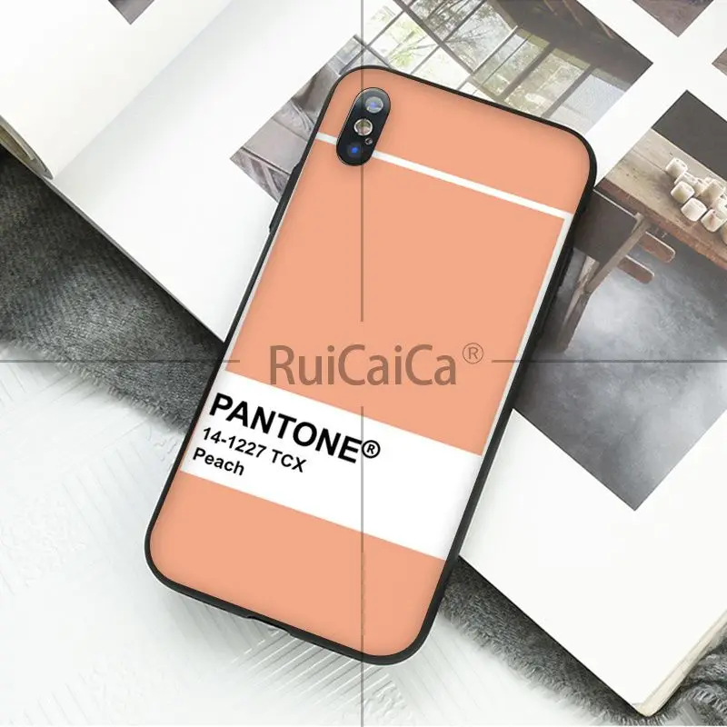 Ruicaica Pantone Candy Color Printing Drawing Phone Case cover Shell for iPhone 8 7 6 6S Plus 5 5S SE XR X XS MAX Coque | Мобильные