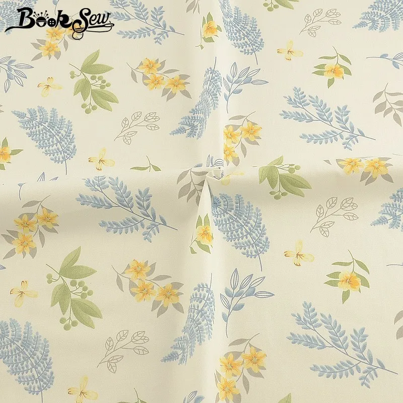 Booksew 100% хлопковая ткань с цветочным принтом Telas Tissu африканская сделай сам платье