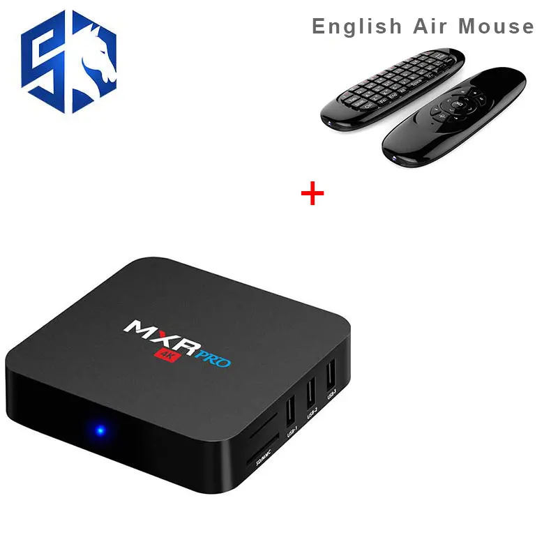 IP ТВ MXR PRO Декодер каналов кабельного телевидения с C120 Android 7 1 RK3328 4 ядра Smart коробка