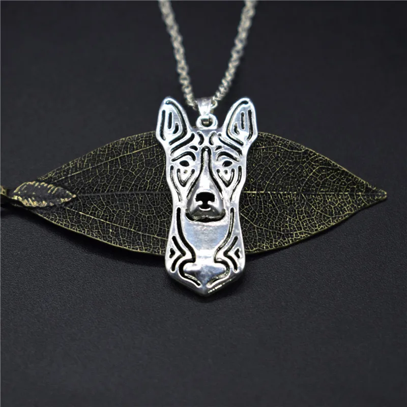 

Elfin Wholesale Trendy Basenji Necklaces Gold Color Silver Color Dog Jewellery Congo Dog Pendant Necklaces Women Men Jewellery