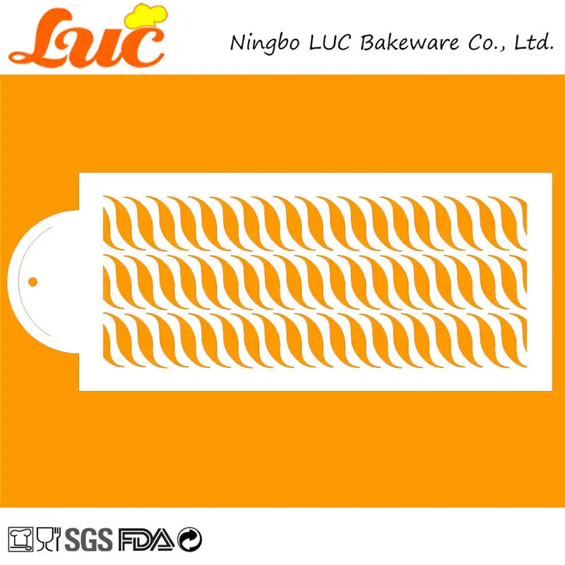 Блестящие трафареты для тортов инструменты украшения гусиные лапки ромашки