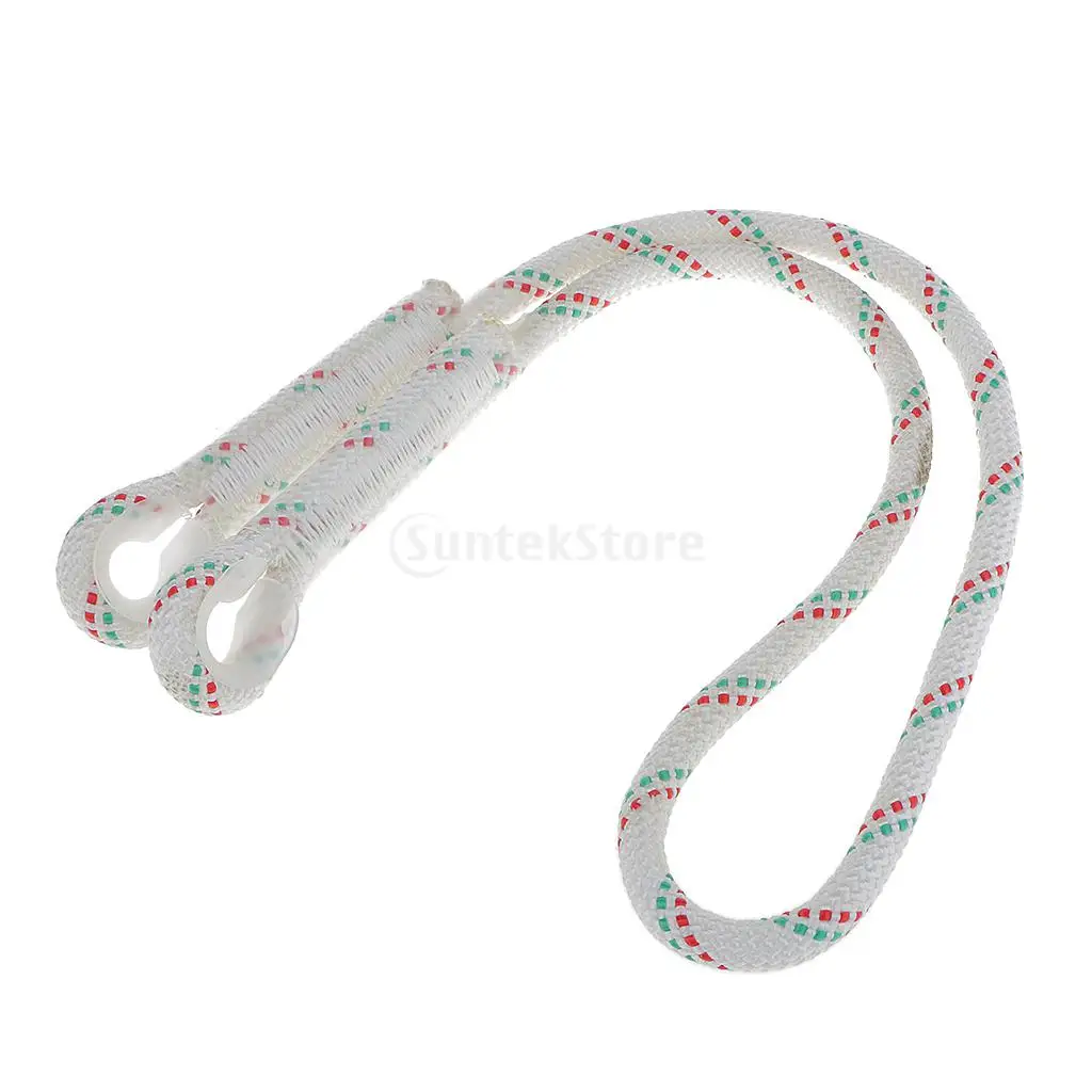 

1 Meter 22KN Safety High Strength Dynamic Rope + 30KN Tree Climbing Rappelling Carabiner Fall Protection Safety Snap Hook