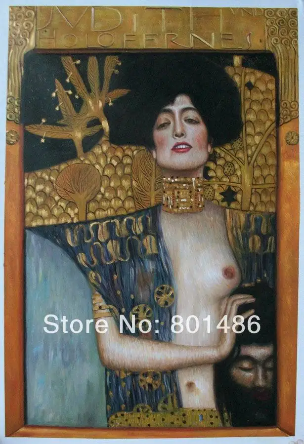 

Judith I 1901 Gustav Klimt Handmade Oil Painting Reproduction