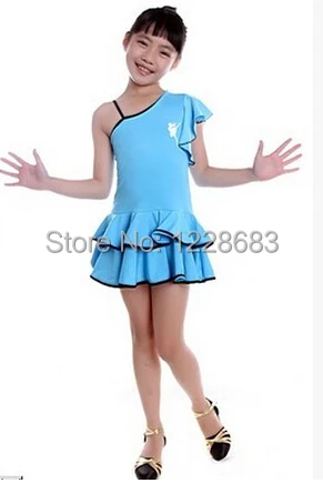 Неравное летнее платье для танцев латинское латина Дешевое латинских девочек |