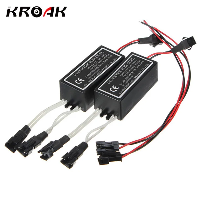 2Pcs CCFL Inverter Spare Ballast for Angel Eyes Halo Rings K