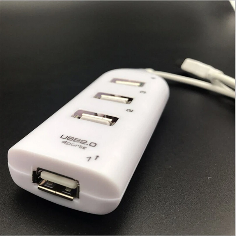 Высокая скорость 4 порта USB мульти концентратор разветвитель расширения Настольный ПК ноутбук адаптер Черный Белый A30