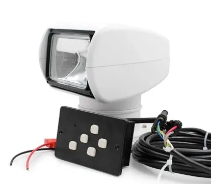 Удаленный Управление прожектор морской Лодка Грузовик автомобиля 12 v 24 v Поиск лампы для яхт галогенные лампы 100 W