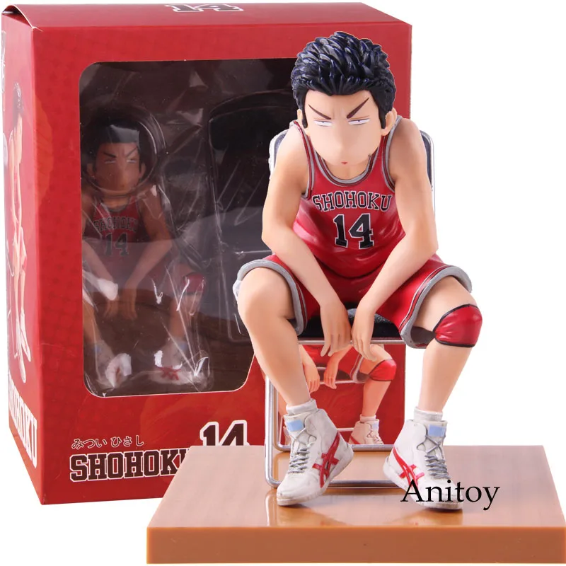 B with retail box Slam Dunk Hanamichi Sakuragi Rukawa Kaede Mitsui Hisashi Акаги Такенори Miyagi Ryota фигурка Коллекционная модель игрушки - Цвет: B with retail box