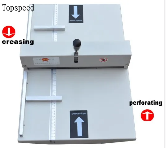 New Hand Paper Creasing Machine and Perforating Machine 2 in 1 Combo 340mm