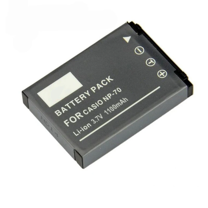 Сменный аккумулятор для Casio высококачественный 1100 мач зум NP 70 автомобиля сменный