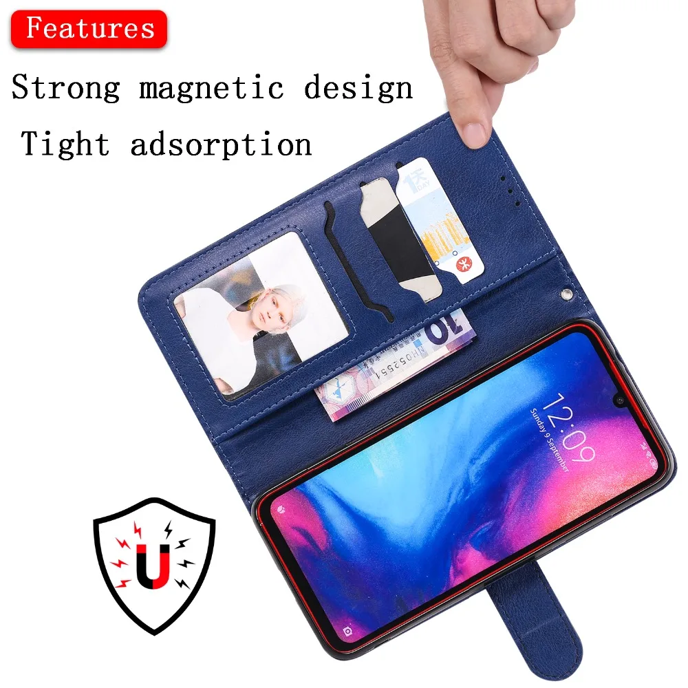 Съемный 2 в 1 для глобальной версии Xiao mi Red mi Note 7/красный mi Note7 Pro кожаный магнитный откидной Чехол для телефона для Xiaomi mi 8 Lite
