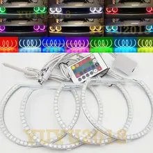 RGB 4 кольца с ореолом подходит для Dodge Challenger 2008 2014 Автомобильная