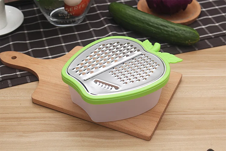 1 шт. овощерезка в форме яблока многофункциональная мандолина из нержавеющей