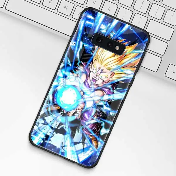 012 Чехол из закаленного стекла Dragon Ball для samsung Galaxy S10 S10e S9 S8 S10 Plus Note 9 A50 A30 - Цвет: 012