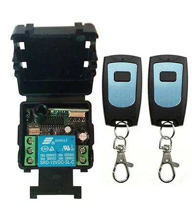 Мини беспроводной РЧ пульт дистанционного управления выключатель света 10A реле