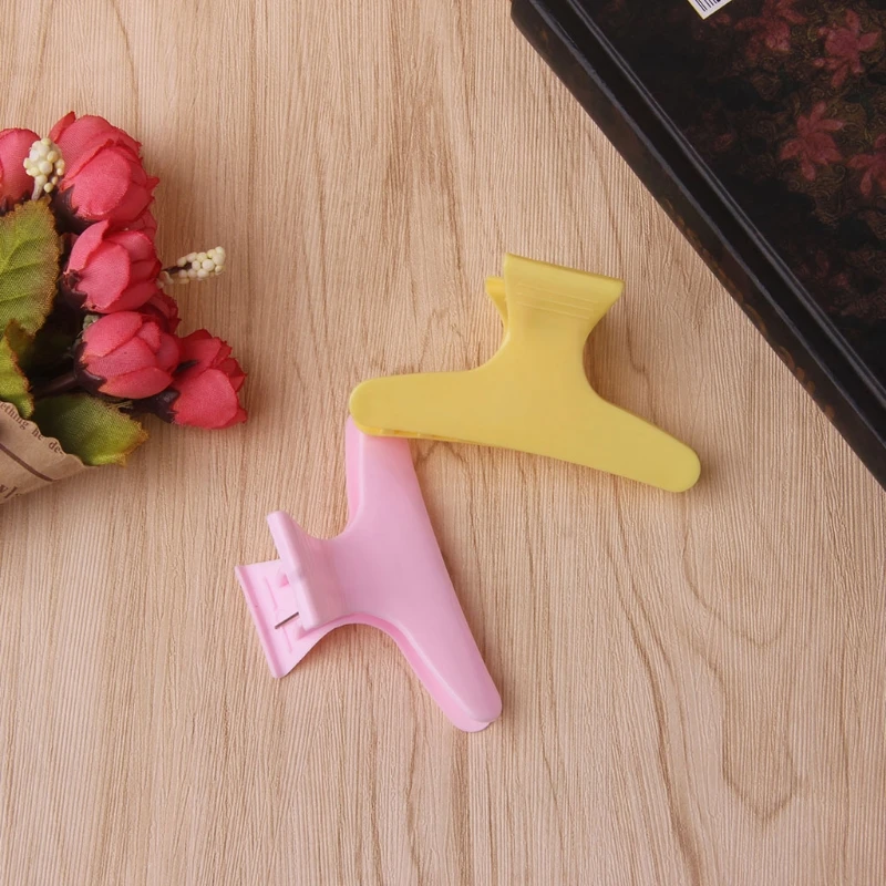 12 шт. цветные красивые пластиковые заколки для волос в форме бабочки инструмент