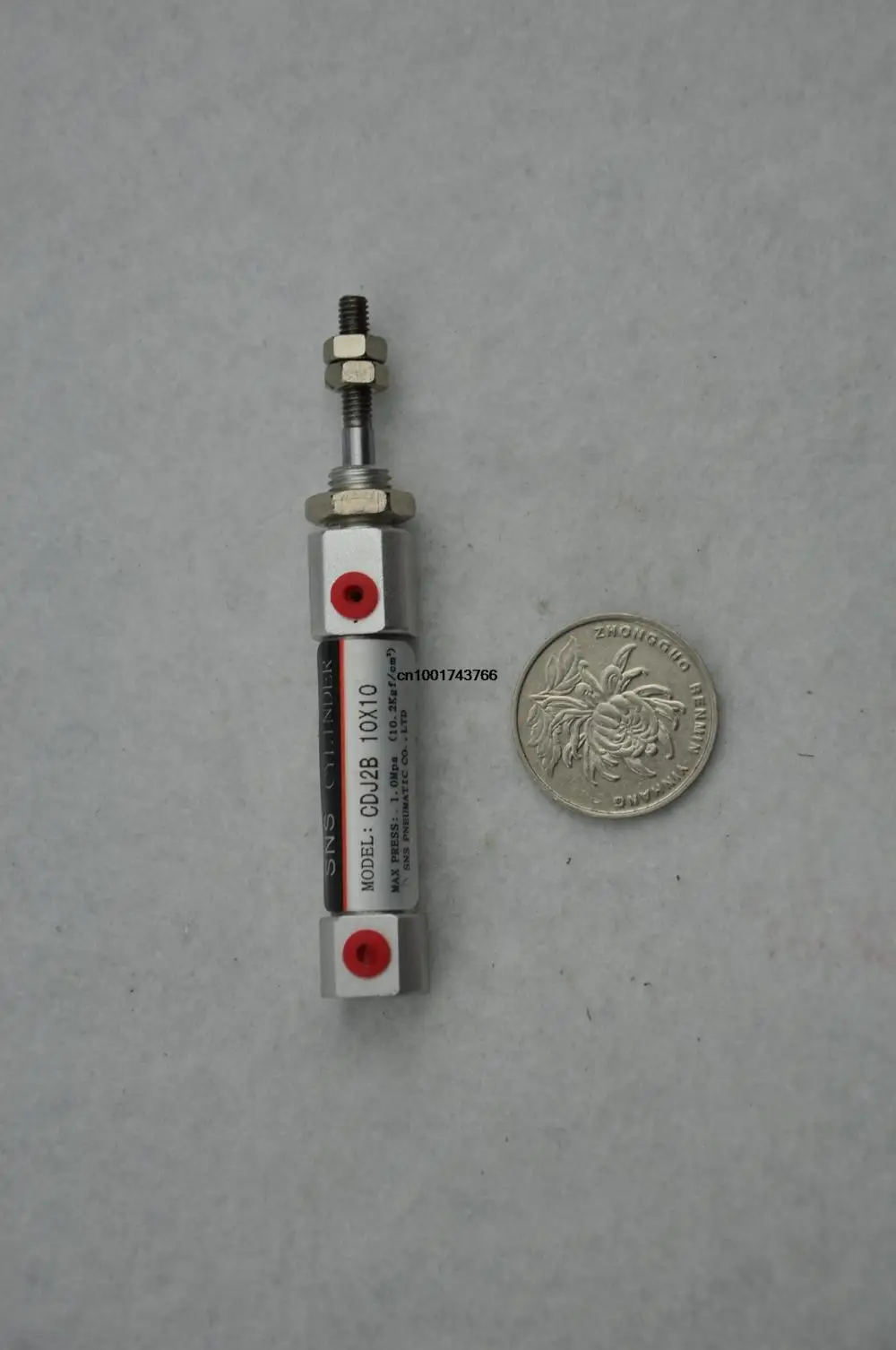 Компактный пневматический мини цилиндр типа SMC двойного действия 10 80 мм SNS