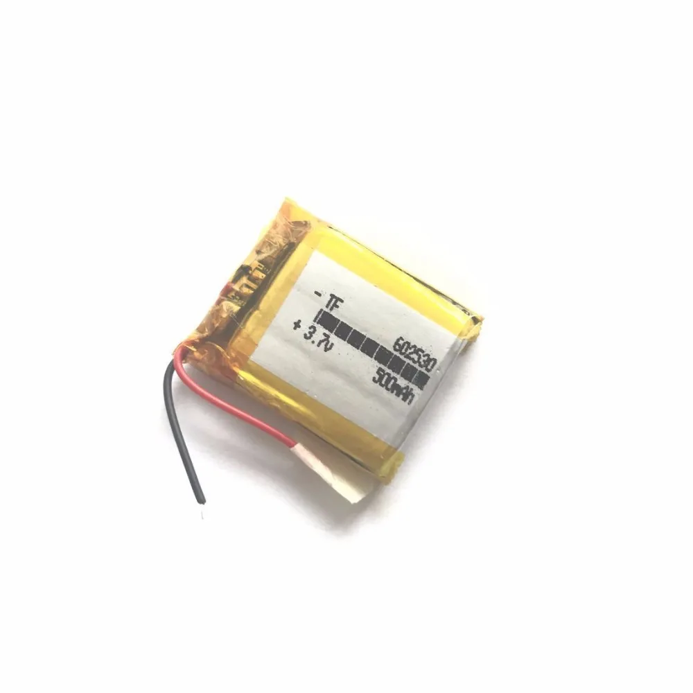 3.7V 500mAh li polymer lithium rechargeable Lipo battery 602530 for MP3 GPS DVD bluetooth recorder headset e-book camera | Электроника