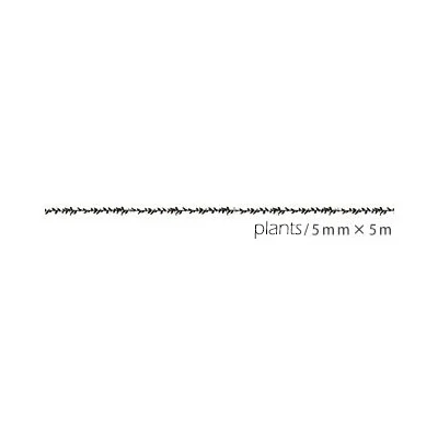 plants 5mmX5m 5/15 мм* 5 м Kawaii черная сетка ножницы лента Washi Скрапбукинг малярный скотч школьные канцелярские принадлежности пуля журнал Papeleria sl1228 - Цвет: plants 5mmX5m