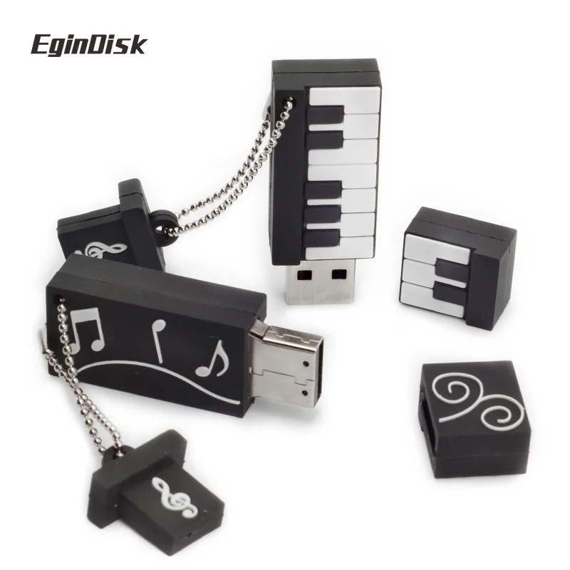 Мультфильм Usb пианино клавиатуры Stick музыкальных инструментов FlashDrive 8 gb 16 ГБ 32 64