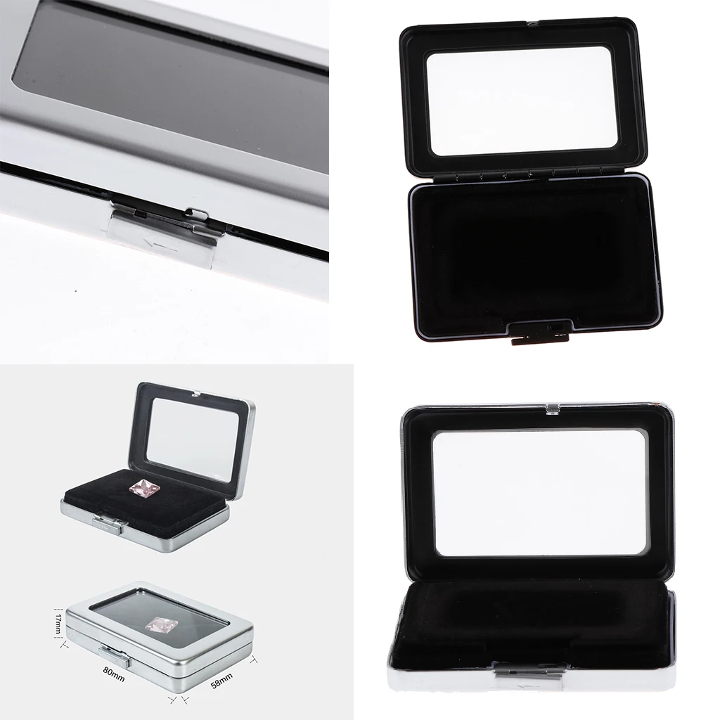 Гальваническая железная коробка с бриллиантовым драгоценным камнем для