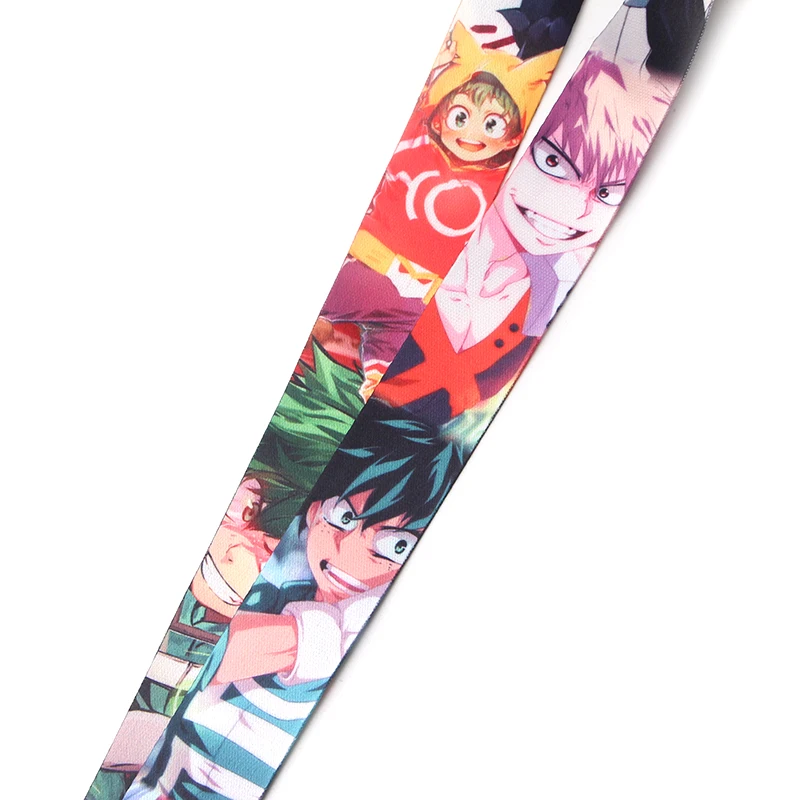 

V264 My Hero Academia Neck Strap Lanyard for keys ID Card Phone Straps USB Badge holder DIY Neck Strap Hang Rope Lariat Lanyards