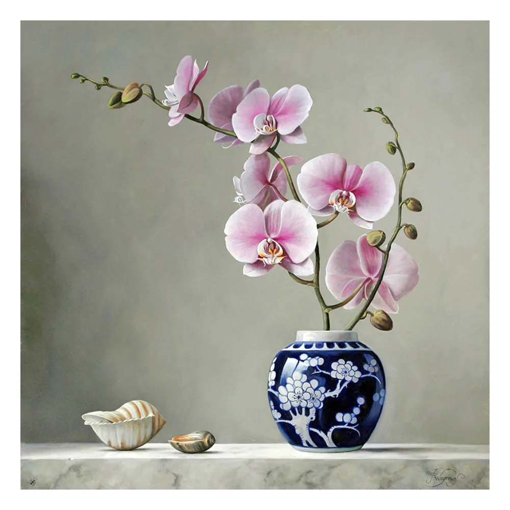 

New 5d Diamond Embroidery Orchid Full Mosaic Crafts diy Diamond Painting Cross Stitch Home Decor Rhinestone Painting sale R112