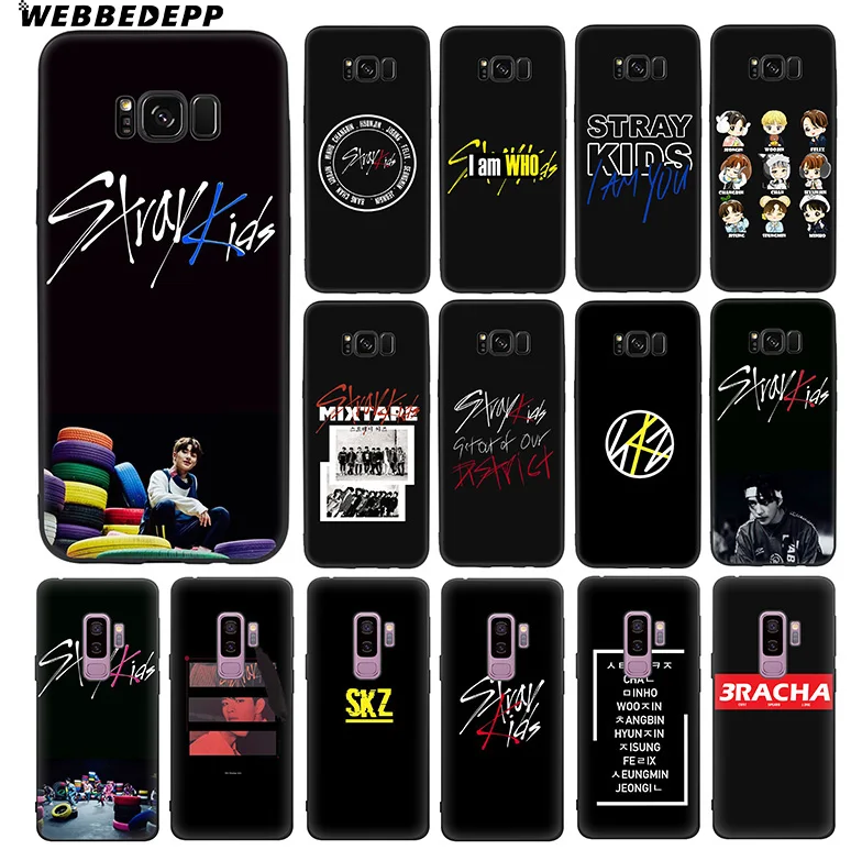 WEBBEDEPP Stray Kids Signature Soft TPU Silicone Case for Samsung Galaxy S10 S10e S9 S8 Plus S7 S6 Edge &amp J6 |