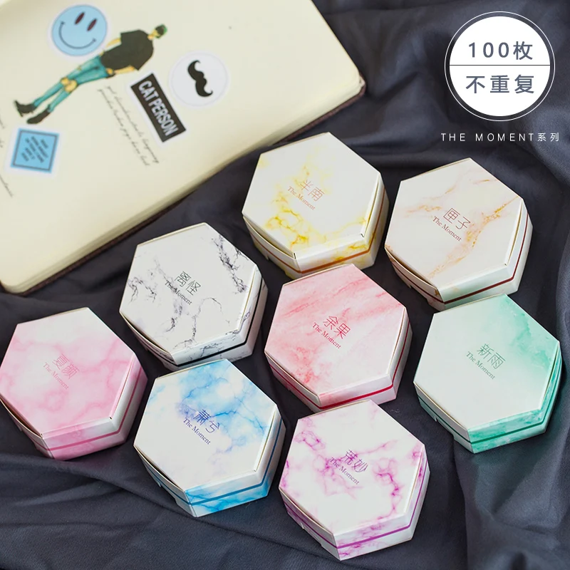 100 шт./кор. момент свежий ins Стиль/Ретро объект украшения Стикеры s DIY наклейки для